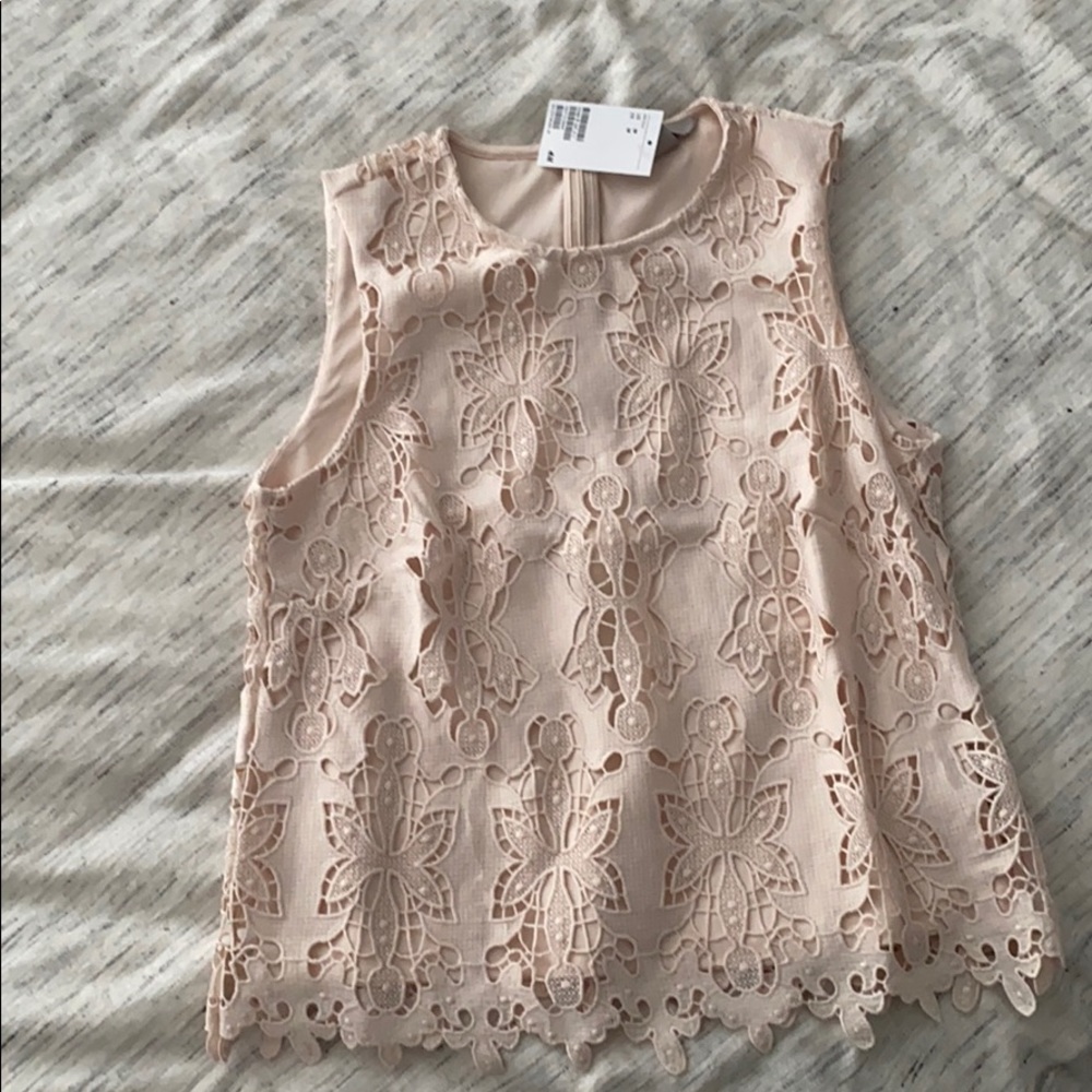 Lace top from H&M NWT